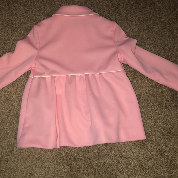 Vintage Tailor Made by Cute Togs in NY Pink Size 4 toddler Lined jacket and hat - Picture 7 of 11